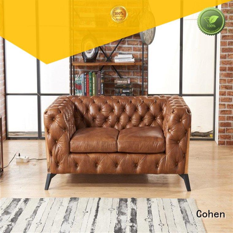 Latest Design Full Top Grain Vintage Leather Two Seater Sofa With Vintage Leather Two Seater Sofa